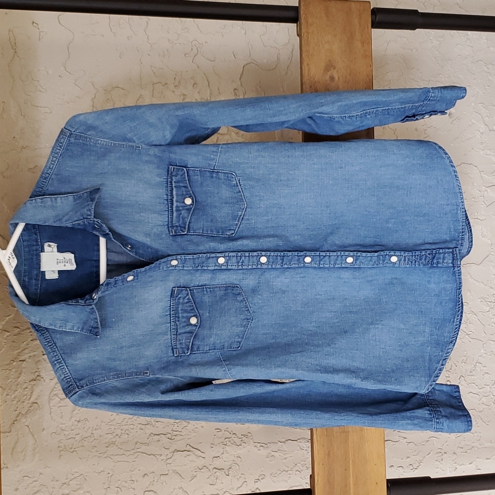 H&M L.O.G.G. Lightweight Denim Top
